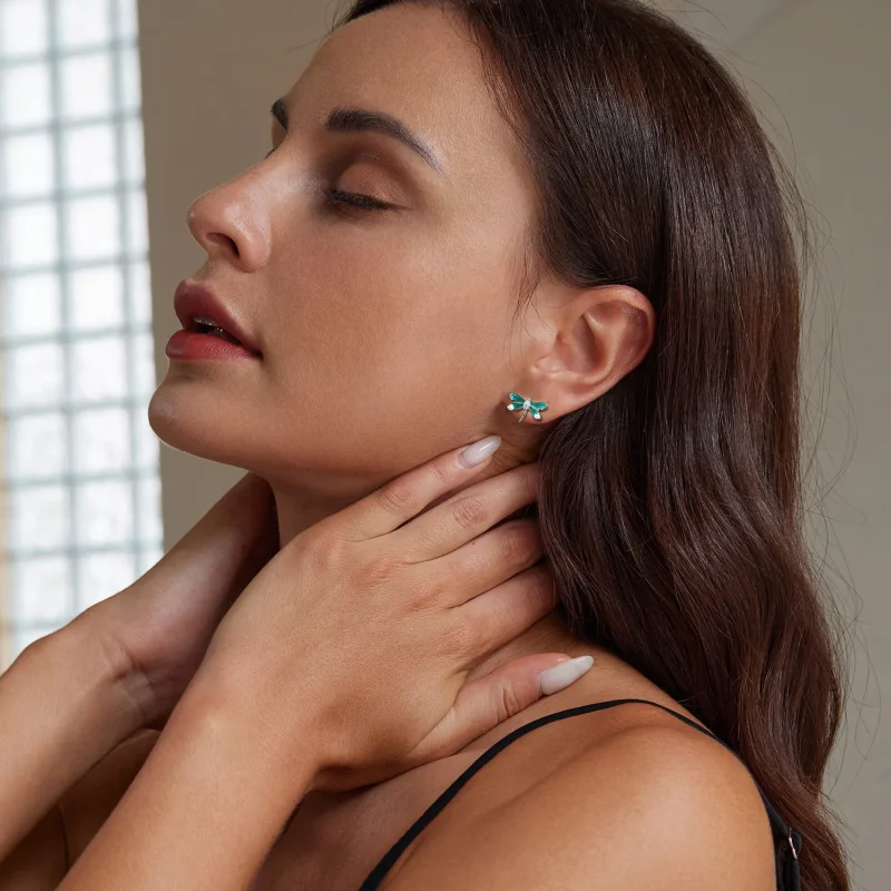 (immagine per) Orecchini libellula stile PANDORA - BSE988 - Visualizza 8