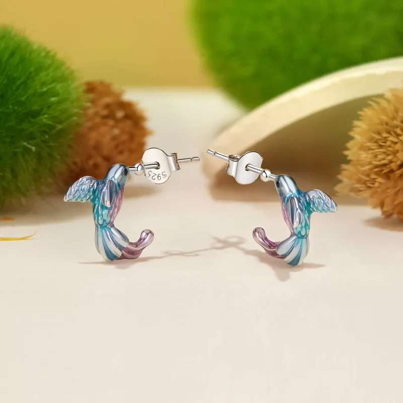 (immagine per) Orecchini Martin pescatore stile PANDORA - BSE997 - Visualizza 3