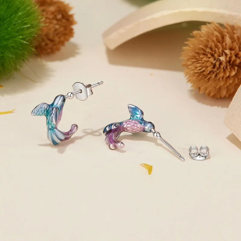 (immagine per) Orecchini Martin pescatore stile PANDORA - BSE997 - Visualizza 4