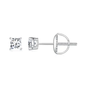 (immagine per) Orecchini Princess Moissanite stile PANDORA (un certificato) - MSE047-S