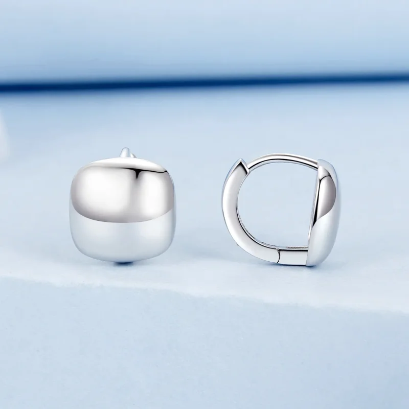 (immagine per) Orecchini quadrati stile PANDORA - BSE973 - Visualizza 2
