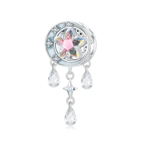 (immagine per) Perline acchiappasogni con stella e luna in stile PANDORA - BSC978