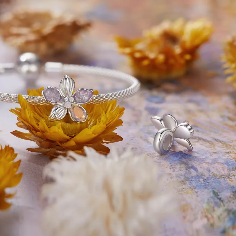 (immagine per) Perline da giardino Monet stile PANDORA - BSC990 - Visualizza 4