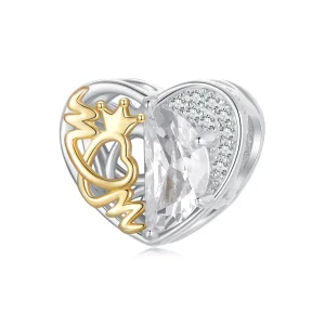 (immagine per) Perline del cuore della mamma stile PANDORA - BSC1002
