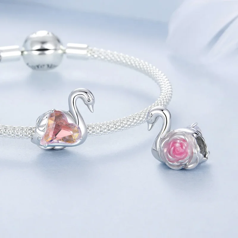 (immagine per) Perline di cigno stile PANDORA - BSC980 - Visualizza 4