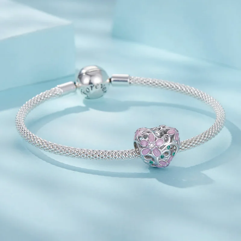 (immagine per) Perline di fiori di vite stile PANDORA - SCC2739 - Visualizza 5