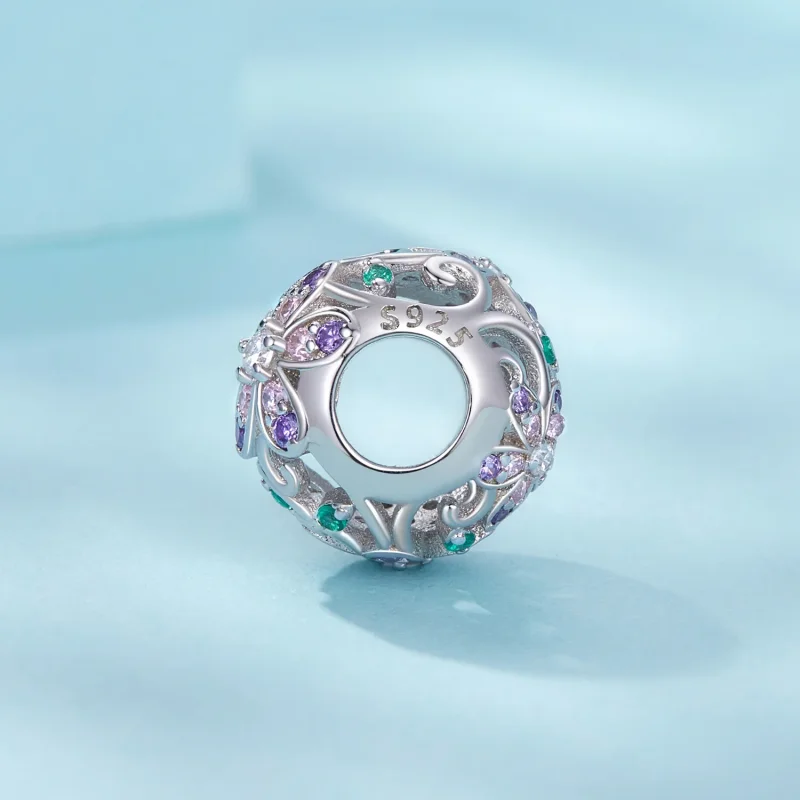 (immagine per) Perline di fiori di vite stile PANDORA - SCC2741 - Visualizza 3