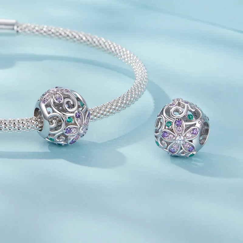 (immagine per) Perline di fiori di vite stile PANDORA - SCC2741 - Visualizza 4