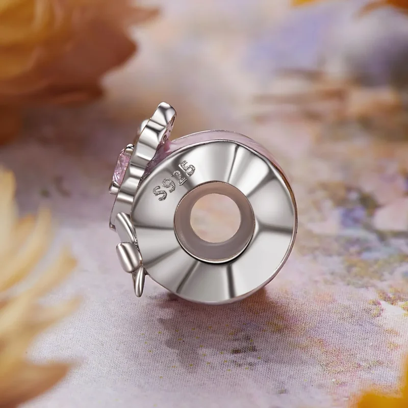 (immagine per) Perline distanziatrici in silicone con farfalla Monet stile PANDORA - BSC991 - Visualizza 3