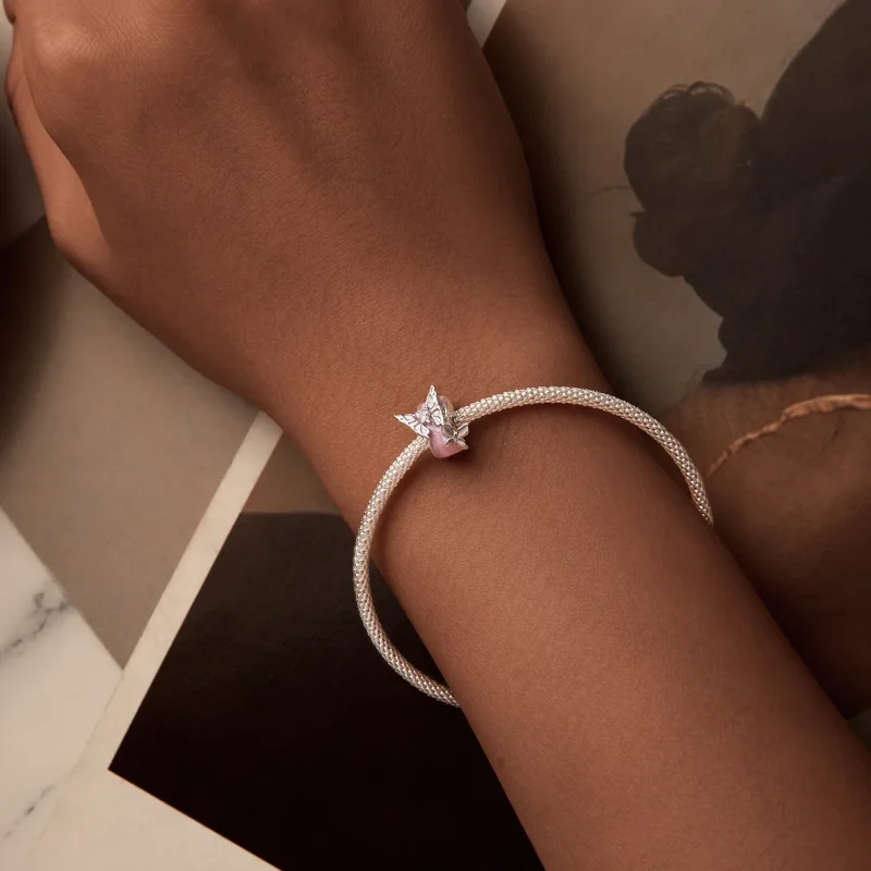 (immagine per) Perline distanziatrici in silicone con farfalla Monet stile PANDORA - BSC991 - Visualizza 5