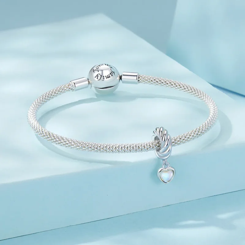 (immagine per) Perline distanziatrici in silicone Smart Heart stile PANDORA - SCC2755 - Visualizza 4