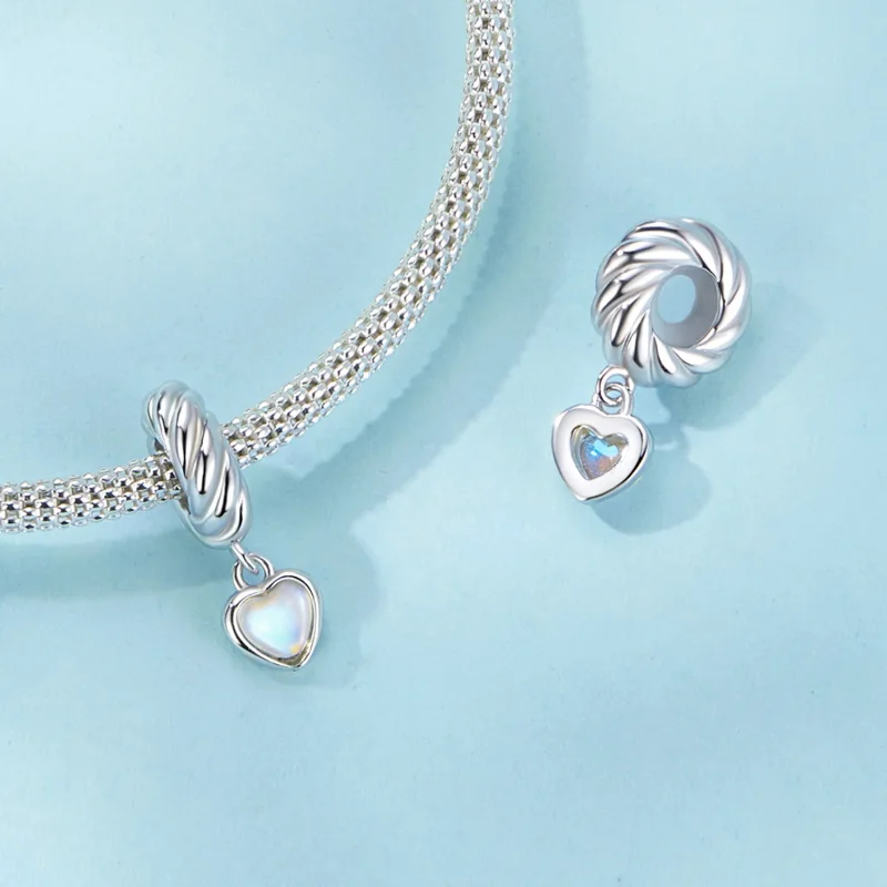 (immagine per) Perline distanziatrici in silicone Smart Heart stile PANDORA - SCC2755 - Visualizza 5