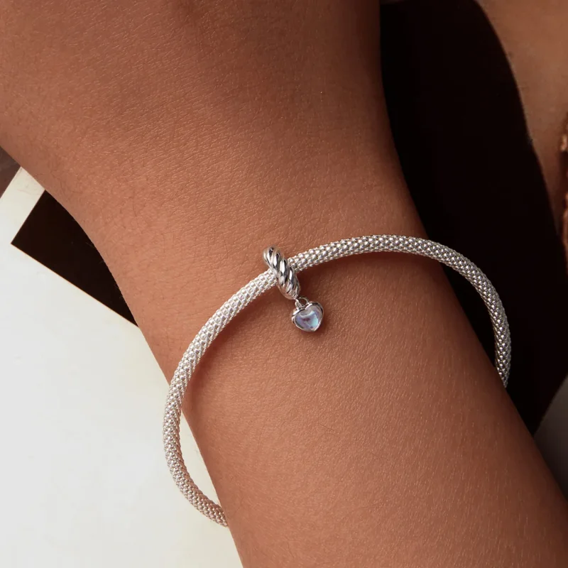 (immagine per) Perline distanziatrici in silicone Smart Heart stile PANDORA - SCC2755 - Visualizza 7