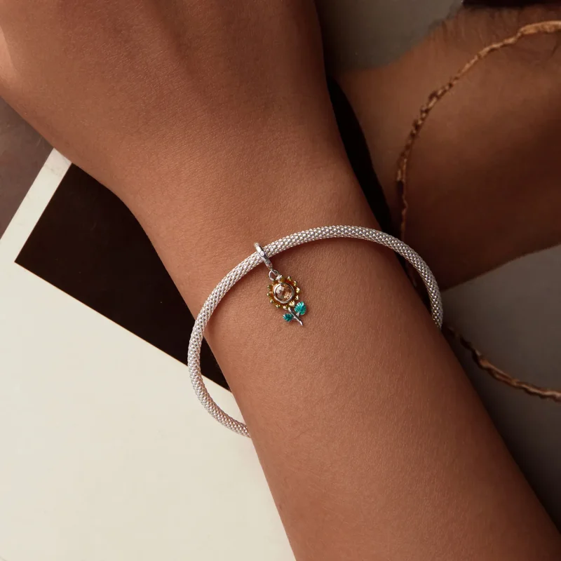 (immagine per) Perline pendenti girasole stile PANDORA - SCX151 - Visualizza 5