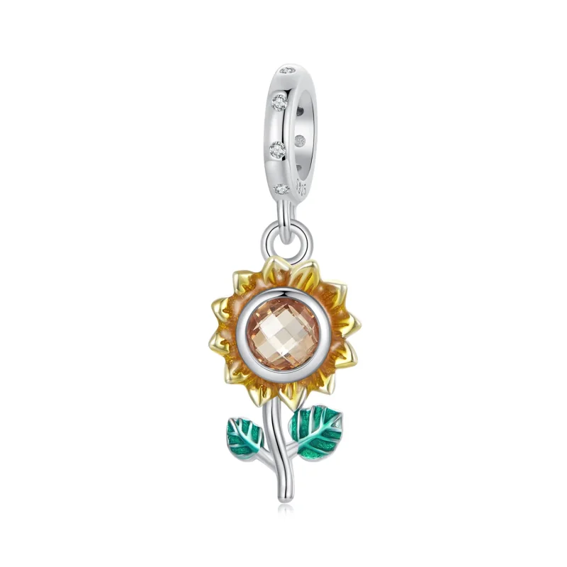 (immagine per) Perline pendenti girasole stile PANDORA - SCX151