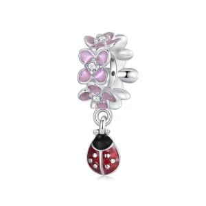 (immagine per) Perline separatore fiore coccinella stile PANDORA - SCC2740