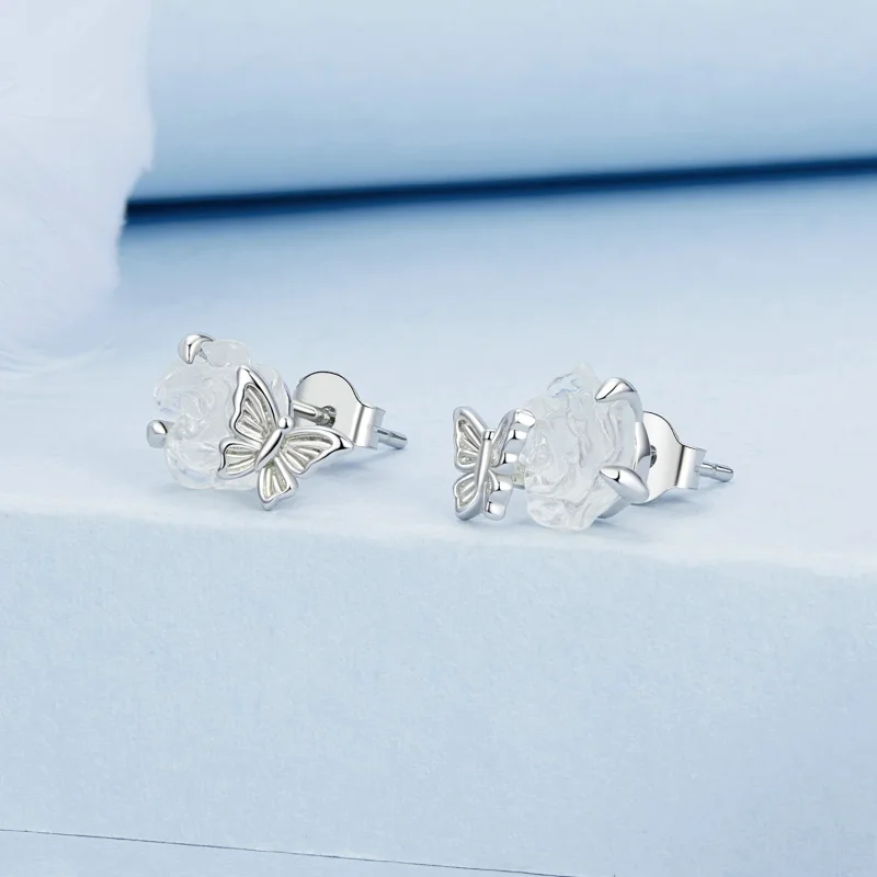 (immagine per) Rosa di cristallo stile PANDORA - BSE978 - Visualizza 2