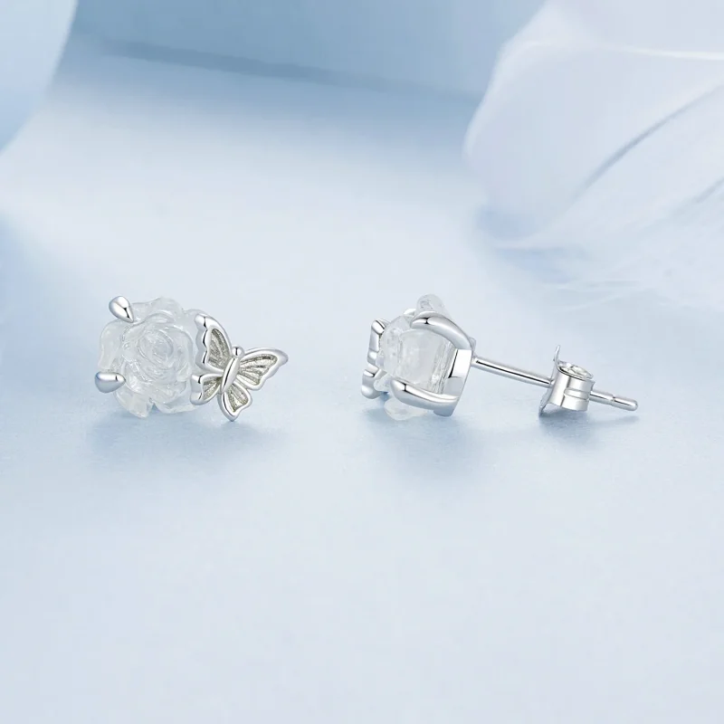 (immagine per) Rosa di cristallo stile PANDORA - BSE978 - Visualizza 5