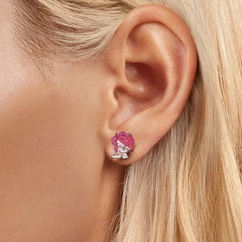(immagine per) Rosa di cristallo stile PANDORA - BSE978 - Visualizza 7