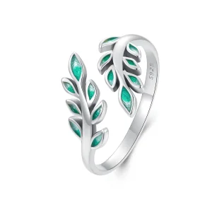 (immagine per) Anello aperto a foglia stile PANDORA - BSR542-E