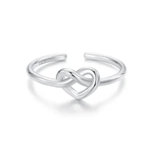 (immagine per) Anello aperto con cuore aggrovigliato stile PANDORA - BSR565-E