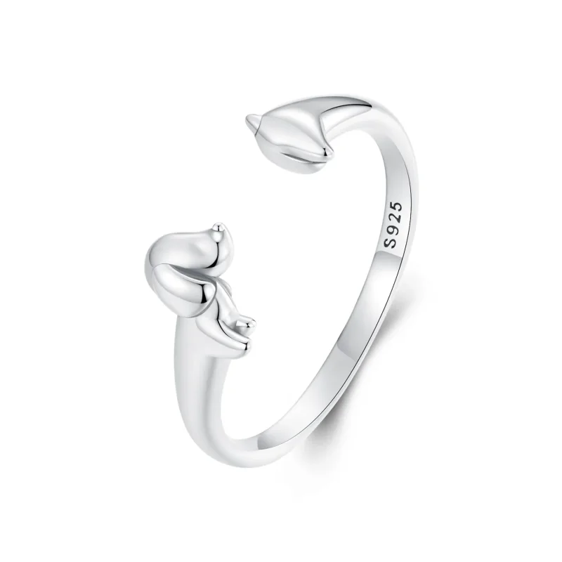 (immagine per) Anello bassotto 3D stile PANDORA - SCR1033-E