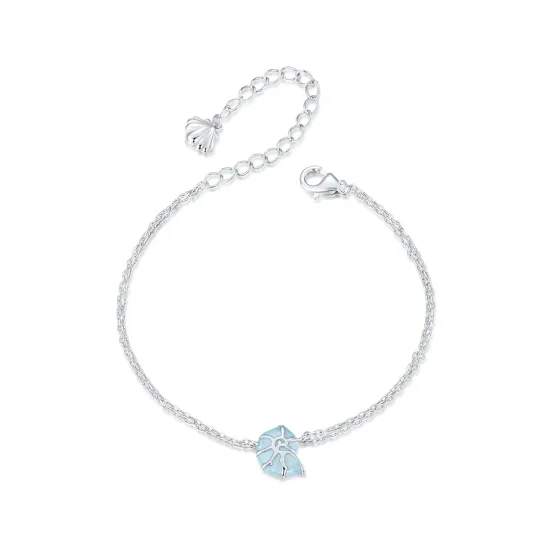 (immagine per) Bracciale con conchiglia blu stile PANDORA - BSB176