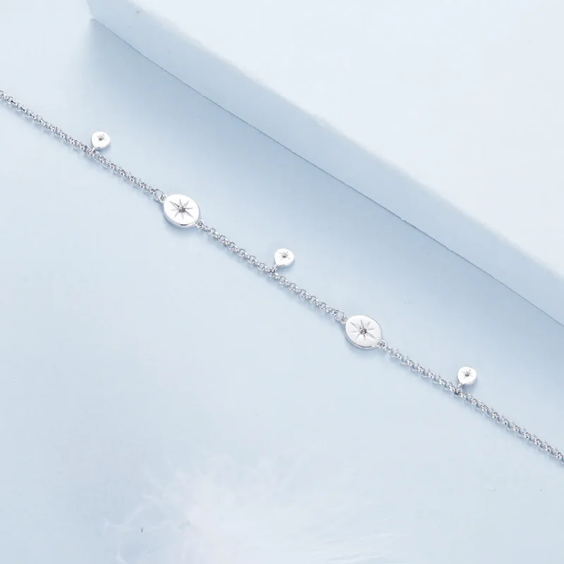 (immagine per) Bracciale con nappa a stella stile PANDORA - BSB182 - Visualizza 4