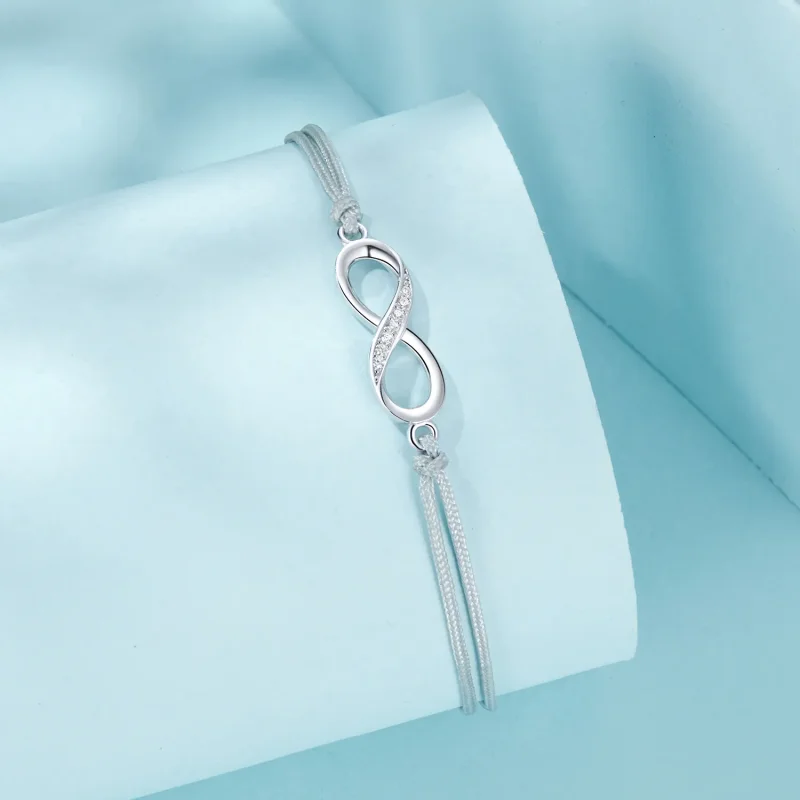 (immagine per) Bracciale con simbolo dell'infinito stile PANDORA - SCB279 - Visualizza 2