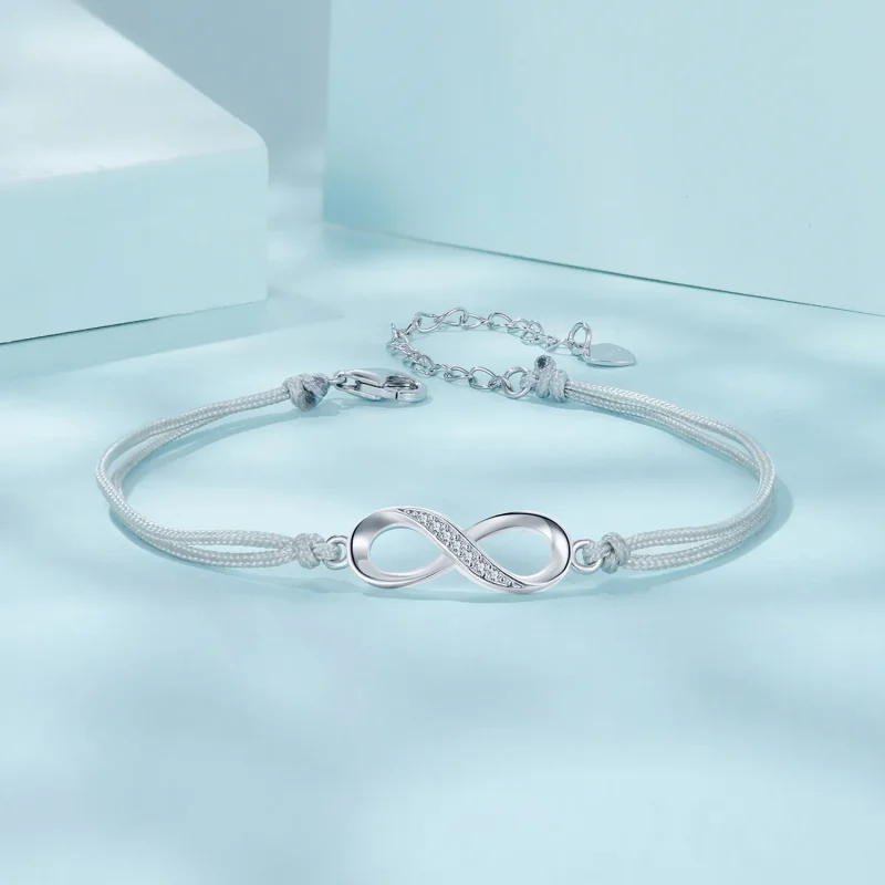 (immagine per) Bracciale con simbolo dell'infinito stile PANDORA - SCB279 - Visualizza 3