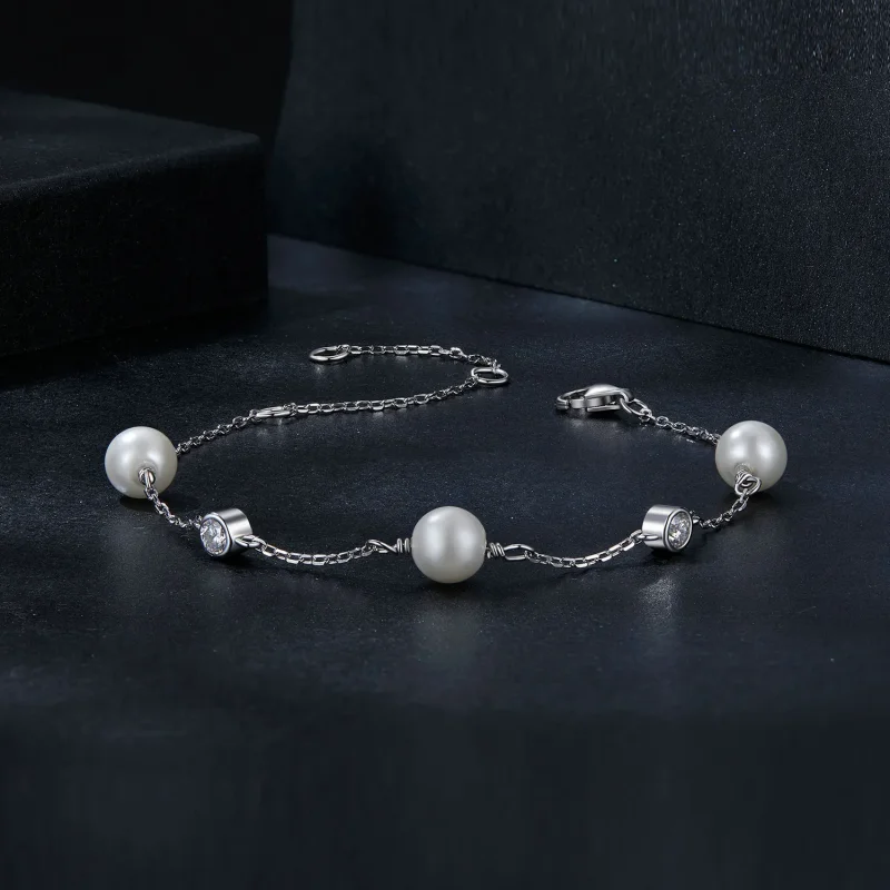 (immagine per) Bracciale PANDORA Style Sea Rhythm da 0,1 ct (con un certificato) - MSB017 - Visualizza 3