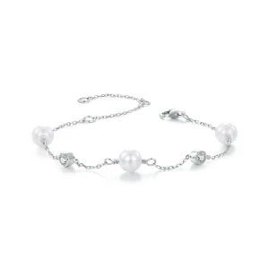 (immagine per) Bracciale PANDORA Style Sea Rhythm da 0,1 ct (con un certificato) - MSB017