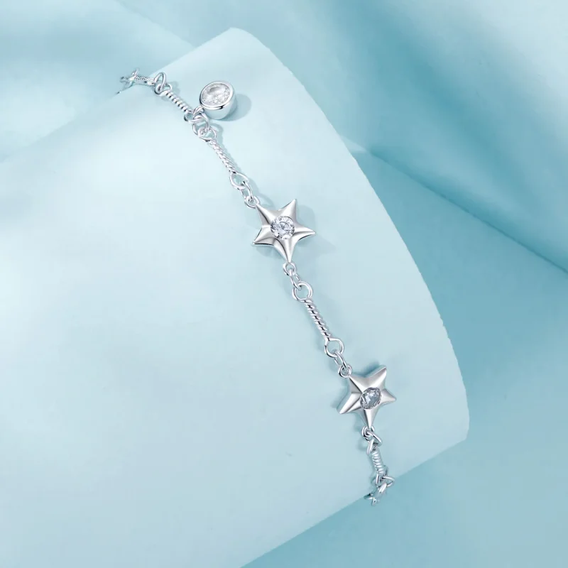 (immagine per) Bracciale Stella stile PANDORA - SCB278 - Visualizza 2
