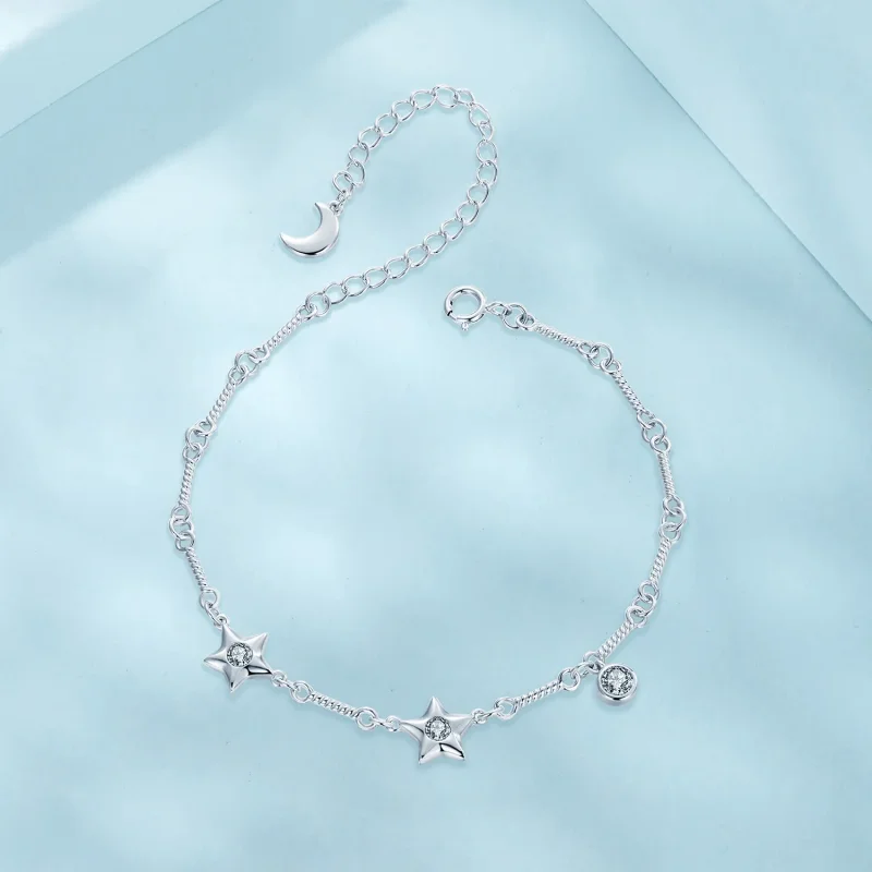 (immagine per) Bracciale Stella stile PANDORA - SCB278 - Visualizza 3