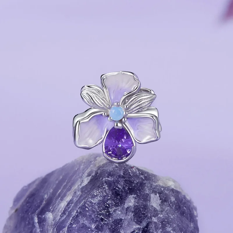 (immagine per) Charm PANDORA Style Romantico Iris - BSC1031 - Visualizza 2