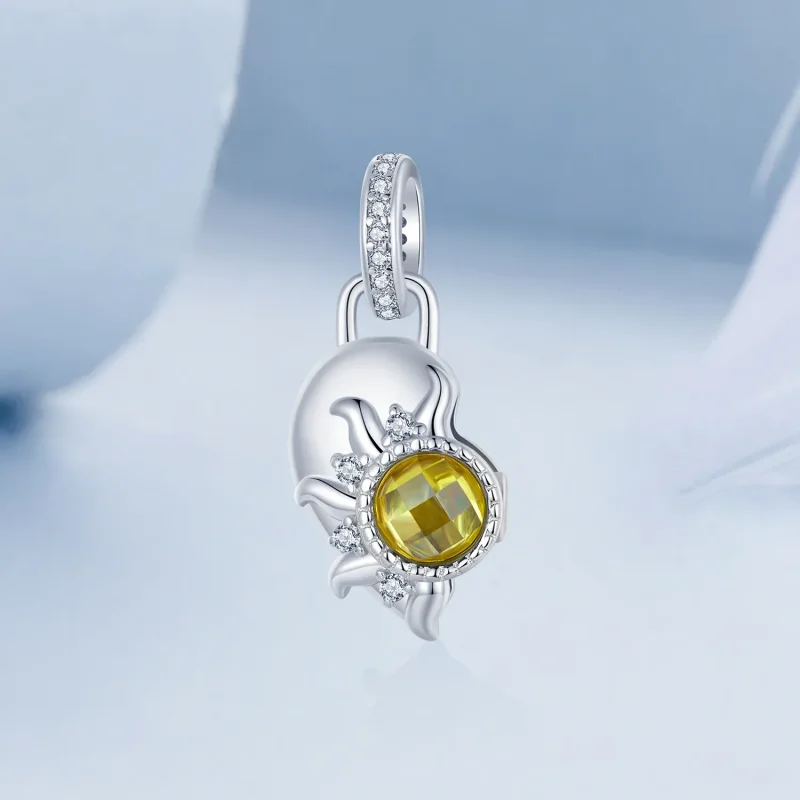 (immagine per) Ciondolo Amore Sole e Luna in stile PANDORA - BSC1034 - Visualizza 3