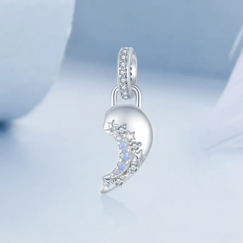 (immagine per) Ciondolo Amore Sole e Luna in stile PANDORA - BSC1034 - Visualizza 4