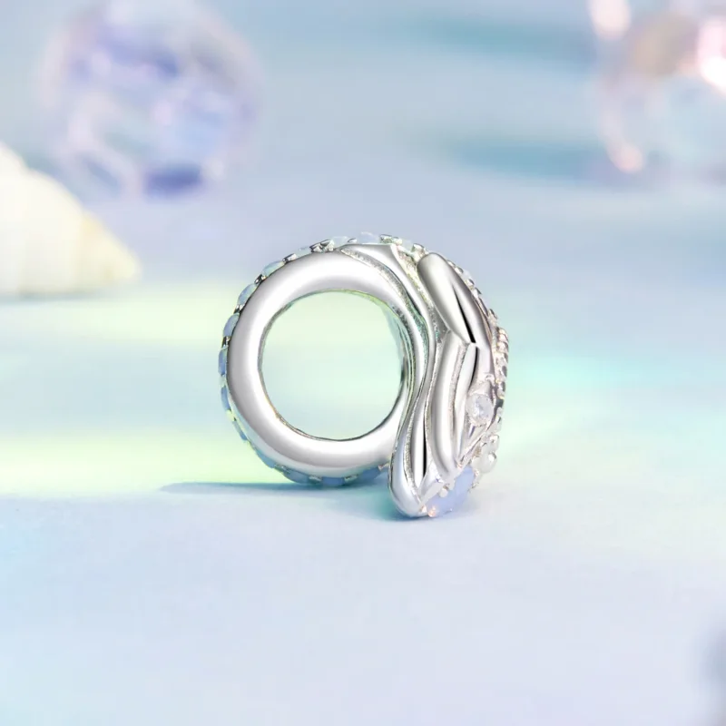 (immagine per) Ciondolo balena blu stile PANDORA - BSC1015 - Visualizza 3