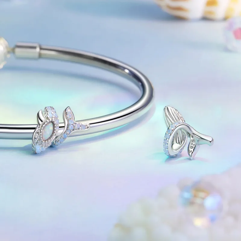 (immagine per) Ciondolo balena blu stile PANDORA - BSC1015 - Visualizza 4