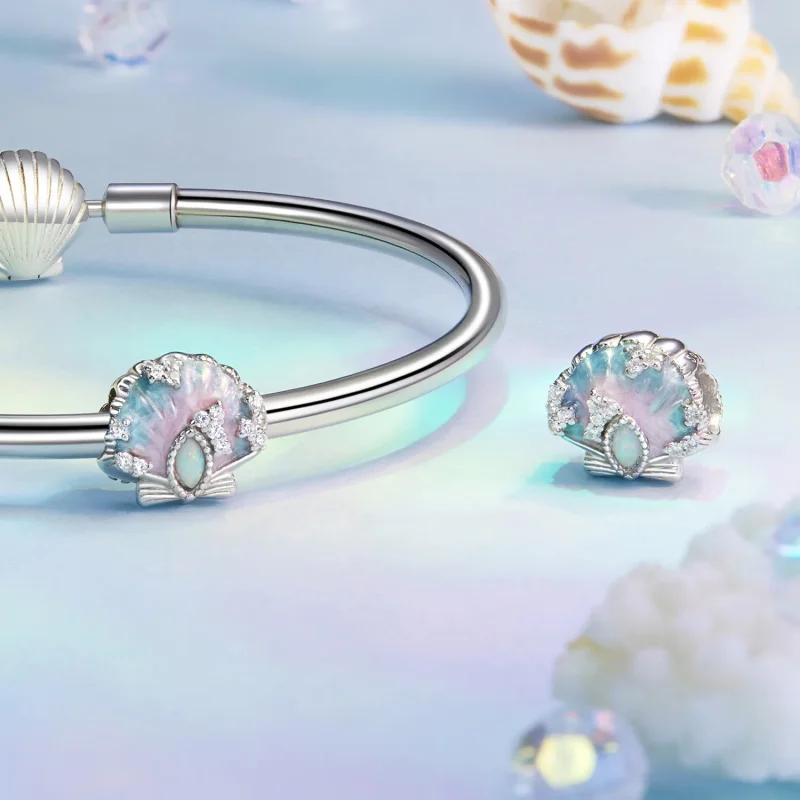 (immagine per) Ciondolo con conchiglia colorata PANDORA Style Fantasy - BSC1017 - Visualizza 4