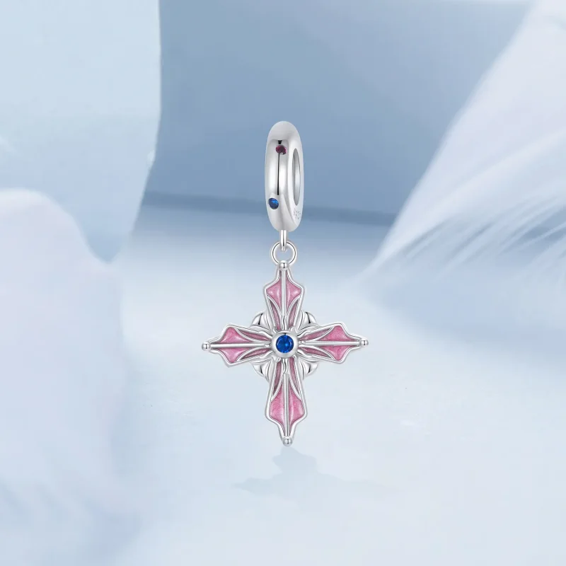 (immagine per) Ciondolo croce stile PANDORA - BSC1023 - Visualizza 2