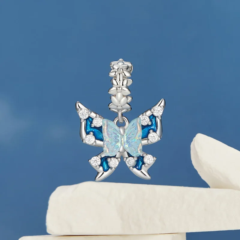 (immagine per) Ciondolo farfalla stile PANDORA - BSC1025 - Visualizza 2