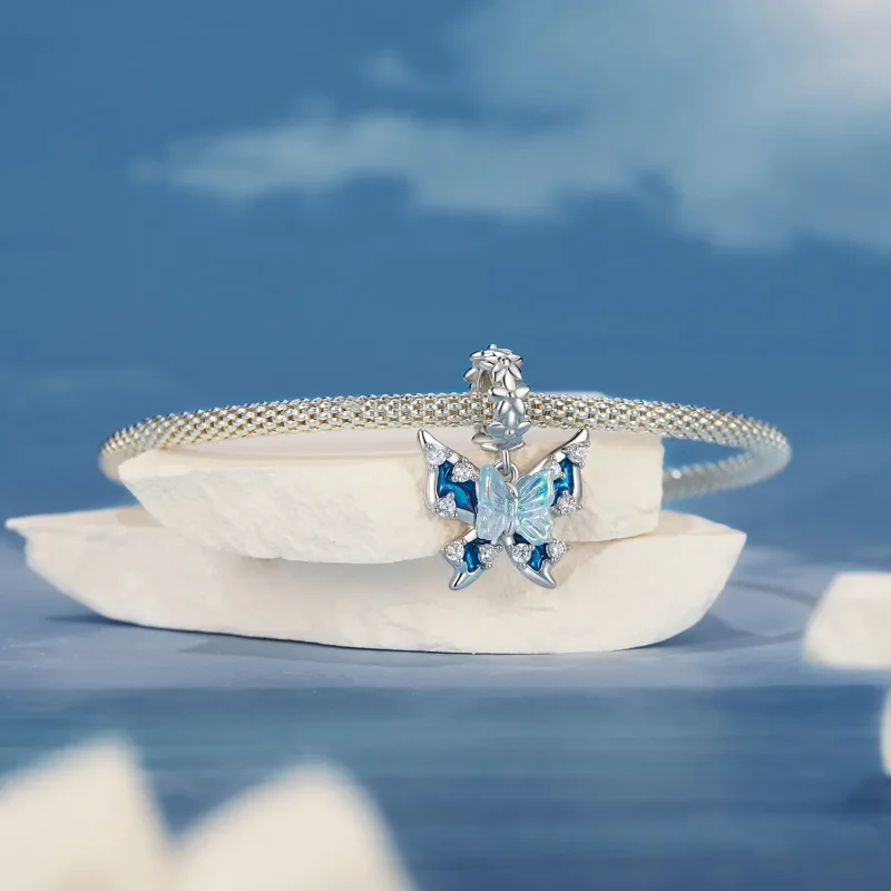(immagine per) Ciondolo farfalla stile PANDORA - BSC1025 - Visualizza 3