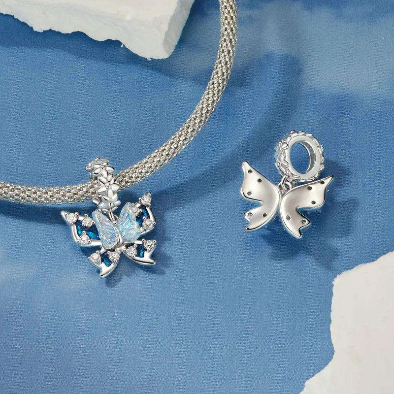 (immagine per) Ciondolo farfalla stile PANDORA - BSC1025 - Visualizza 4