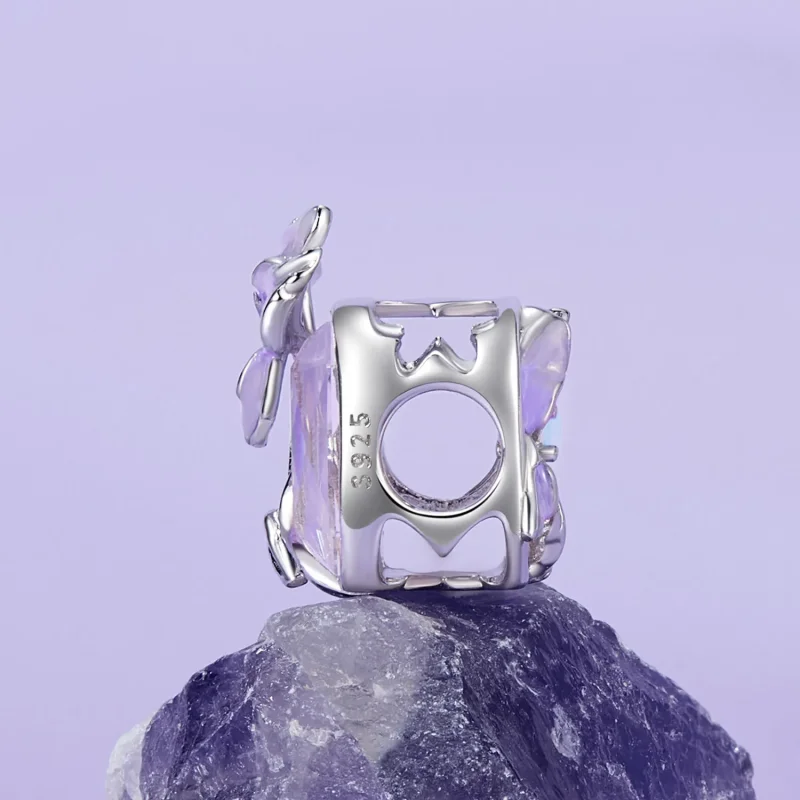 (immagine per) Ciondolo Iris di cristallo stile PANDORA - BSC1032 - Visualizza 3