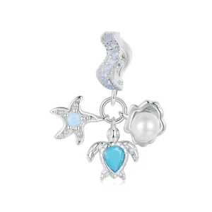 (immagine per) Ciondolo oceano blu stile PANDORA - BSC992