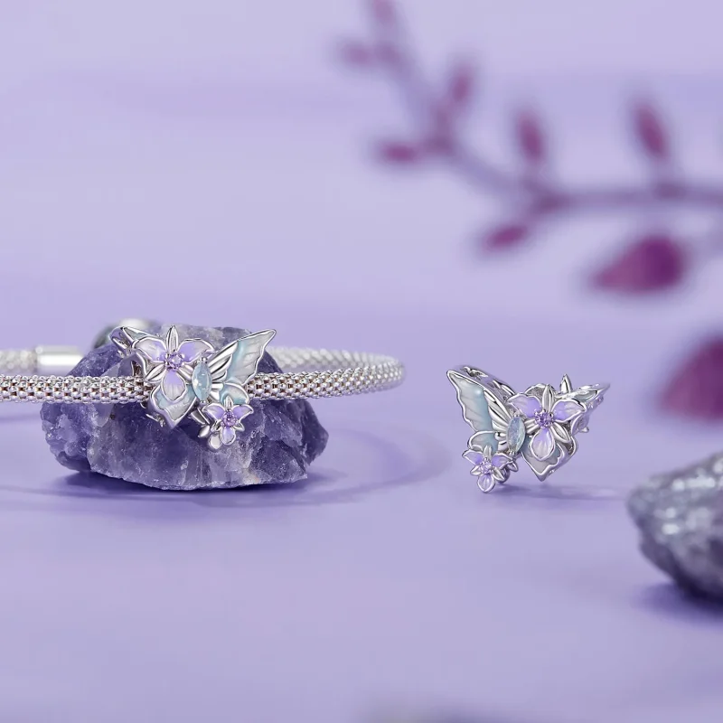 (immagine per) Ciondolo PANDORA Style Farfalla Iris - BSC1030 - Visualizza 4