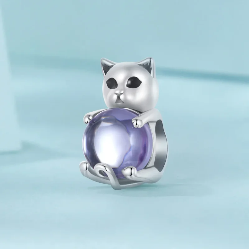 (immagine per) Ciondolo pietra portafortuna PANDORA Style Cat - SCC2796 - Visualizza 2