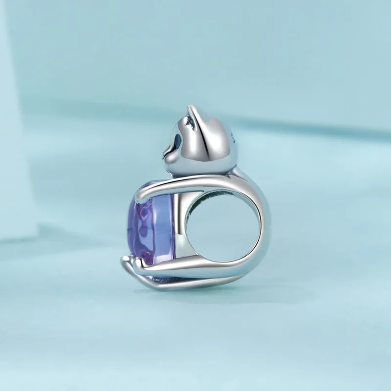 (immagine per) Ciondolo pietra portafortuna PANDORA Style Cat - SCC2796 - Visualizza 3