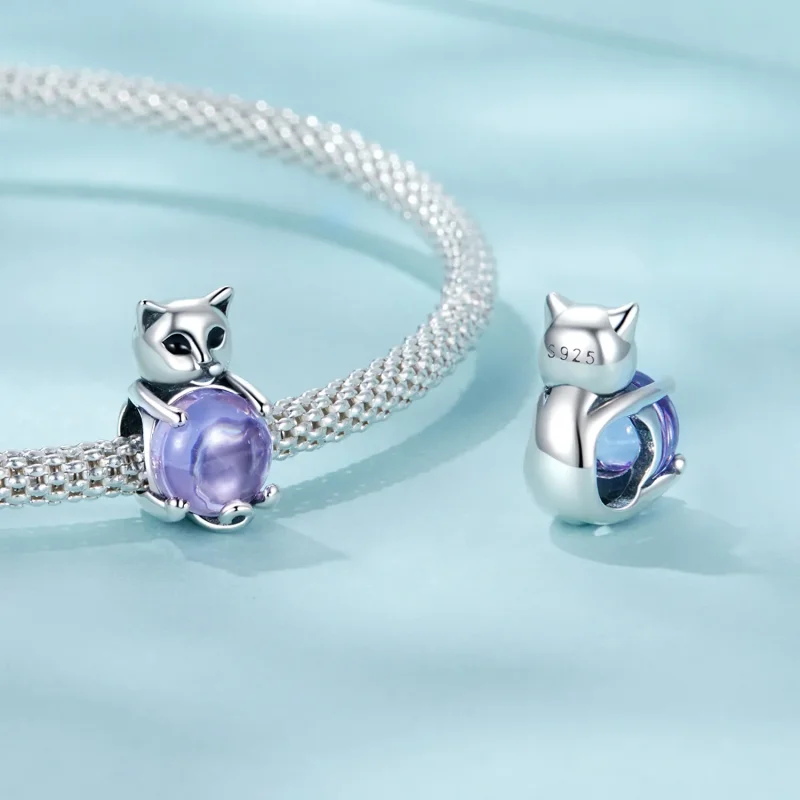 (immagine per) Ciondolo pietra portafortuna PANDORA Style Cat - SCC2796 - Visualizza 4